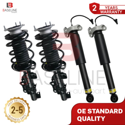 4PCS Fit Cadillac ATS RWD 2013-2019 Front Rear Shock Struts Assembly Electric