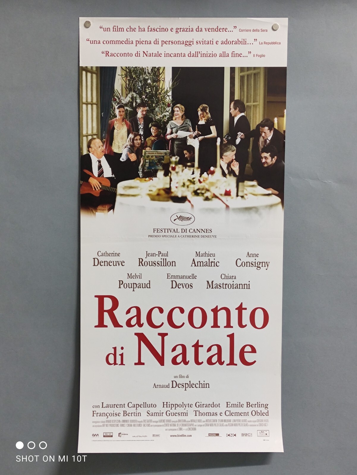 Locandina originale film Racconto di Natale (2008) - Regia di Arnaud Desplechin