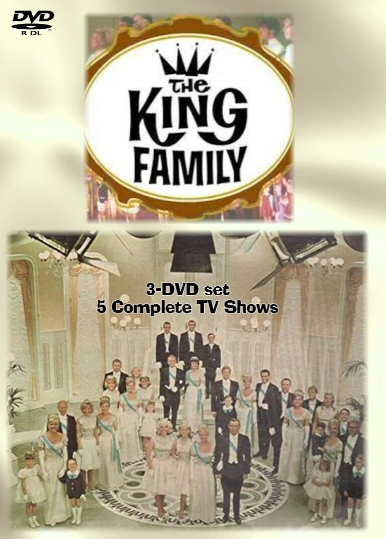 The King Family 3-DVD Set 1960s Classic Television Specials Musical Collection