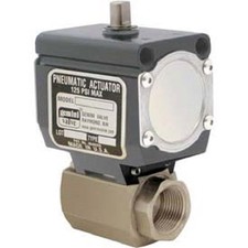 Gemini Valve HD Cycle S/S Ball Valve W/Double-Acting Pneumatic Actuator-1/2"