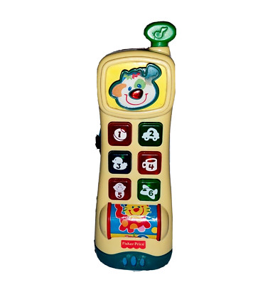 Fisher Price Baby Smartronics Baby  FIRST WORDS PHONE Lights Music Sounds 1999