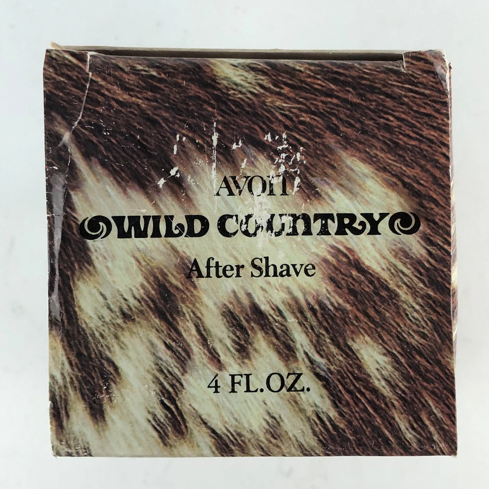 Después del afeitado vintage Avon Wild Country 4 fl. Oz. 1988 Foto 2 de 4