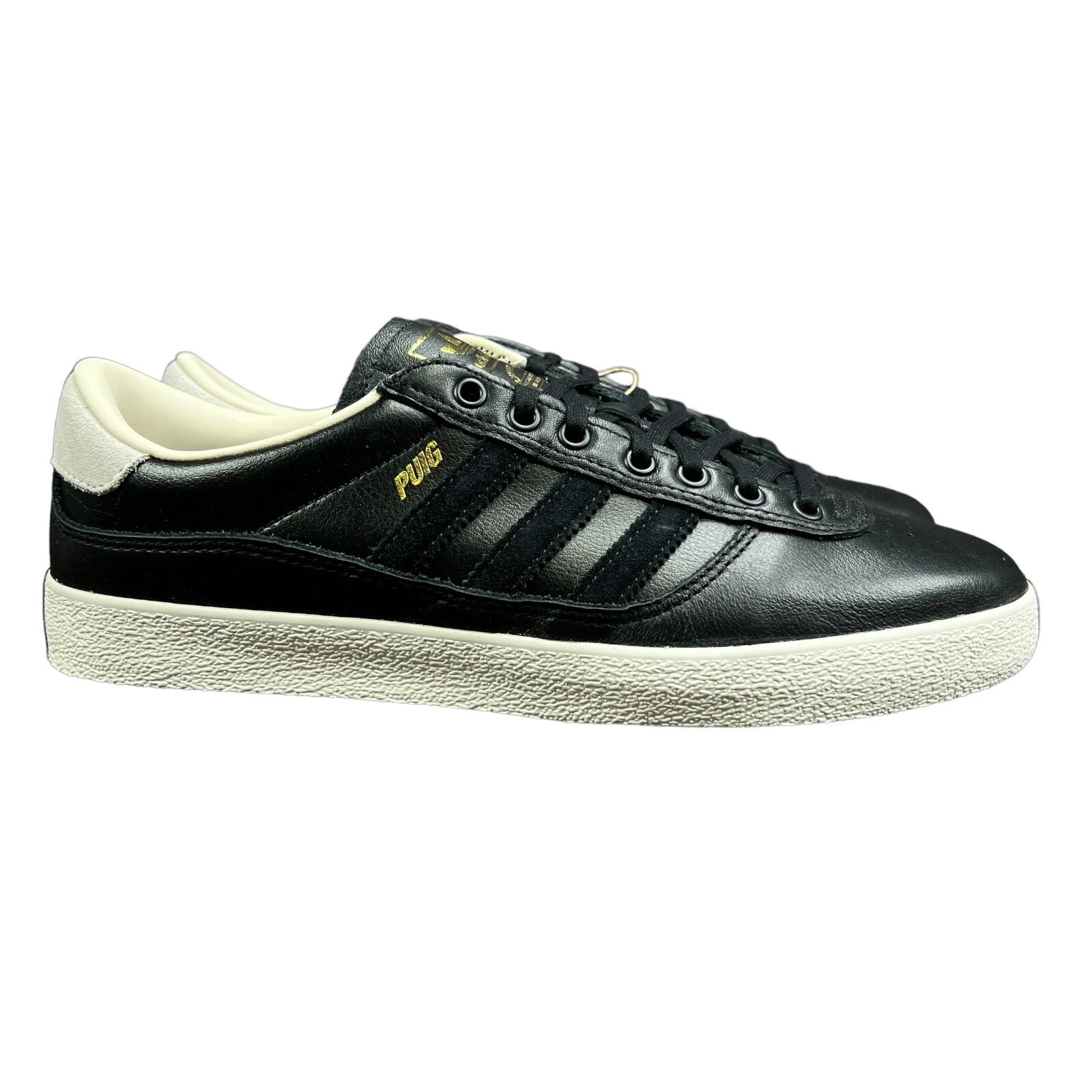 Adidas Puig Indoor Core Black Chalk White Shoes ID1745 Men's Sizes 8 - 13