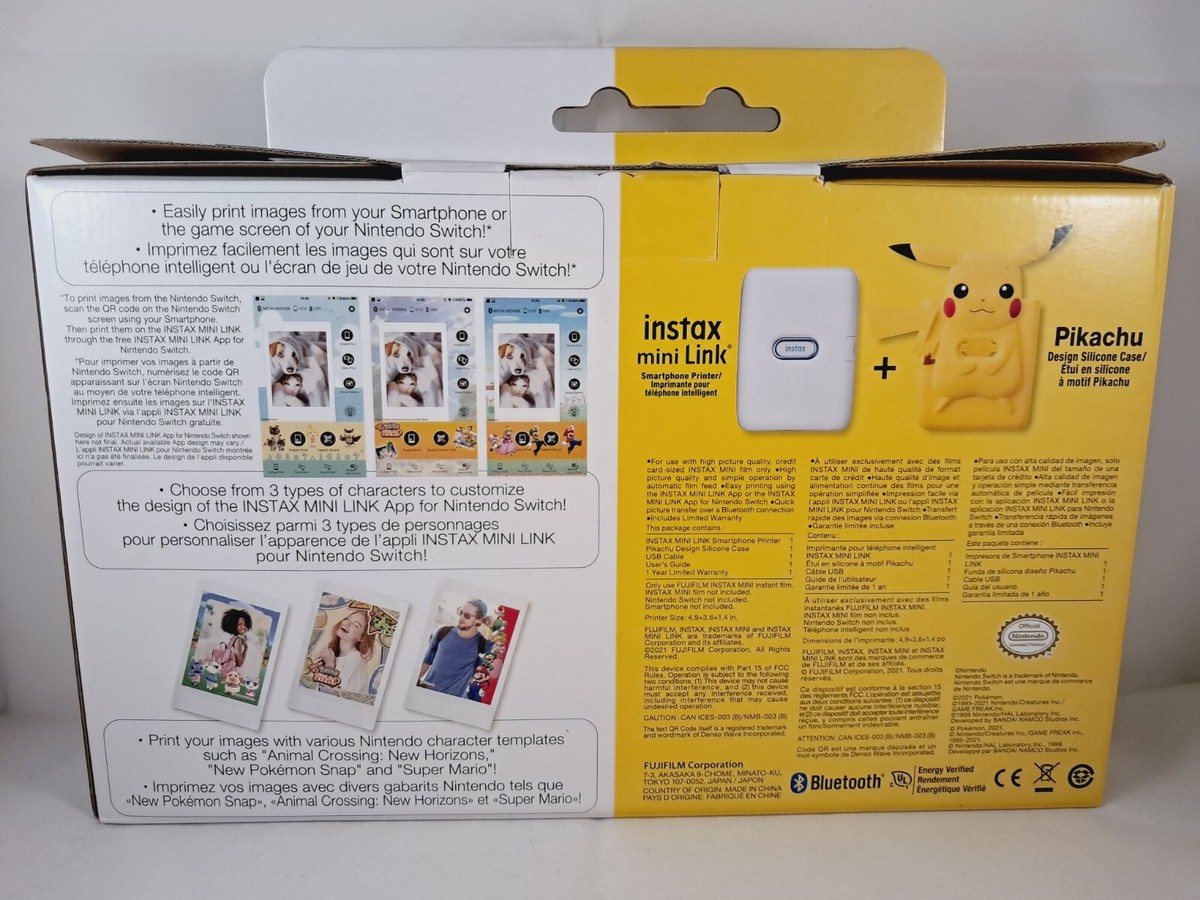 FUJIFILM instax Mini Link Smartphone Printer POKEMON Edition