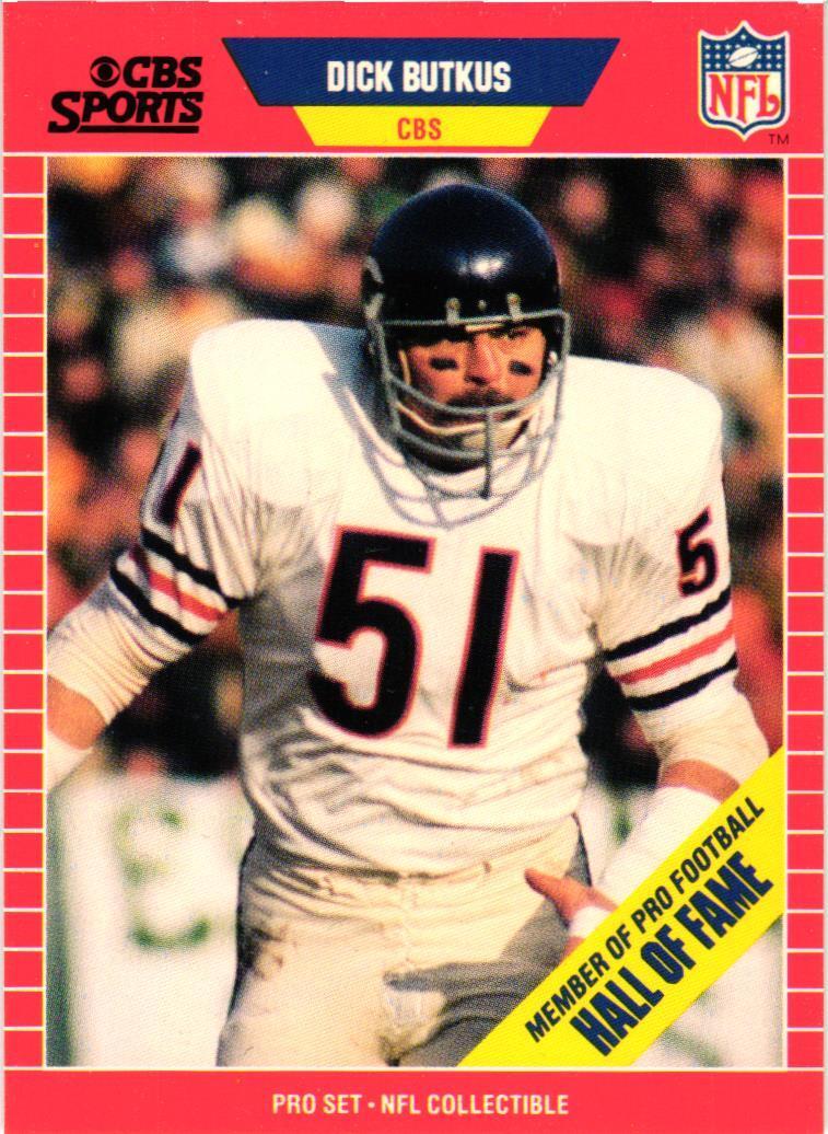 1989 Pro Set #15 Dick Butkus Announcer Collectibles