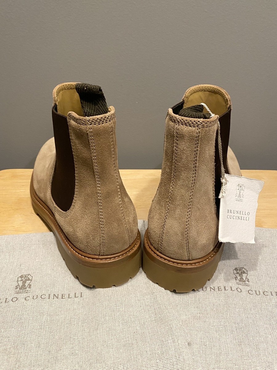 Brunello Cucinelli Boots Men Suede Ankle EU 42 | eBay