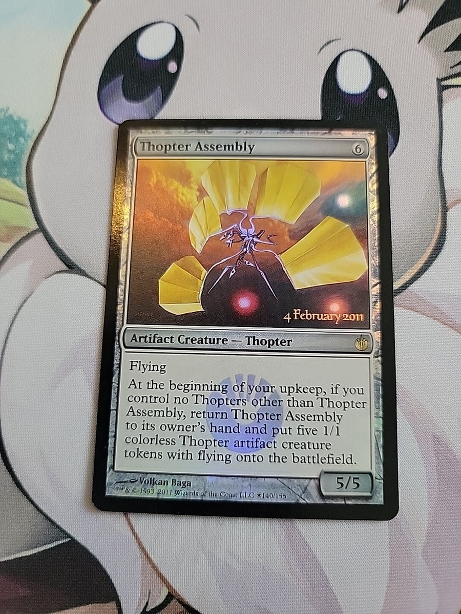 MTG Thopter Assembly Pre-Release & Release Promos 140/155 Foil Promo W5 |  eBay