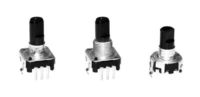 ALPS Encoder mit Schalter EC12 1mA 15Pulse 10mNm Shaft Ø6mm