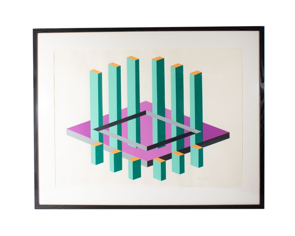 Michael Challenger 1970 “Vexations” Op Art Serigraph | eBay