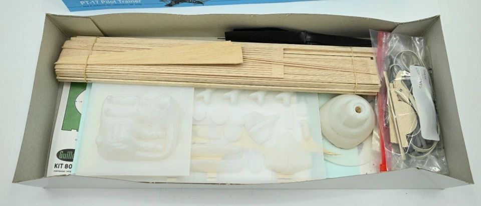 Guillows Stearman PT-17 Balsa Aircraft Model Kit 1/16 Scale 28" Wing Span - Image 2 of 4