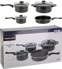 Campingtöpfe Outdoor Geschirr  SET 7 Tlg. Set incl. Deckel Reise Camping Topfset