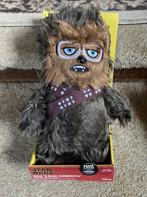 Star Wars Chewbacca Walk N' Roar 12'' Plush with Authentic Voice NIB
