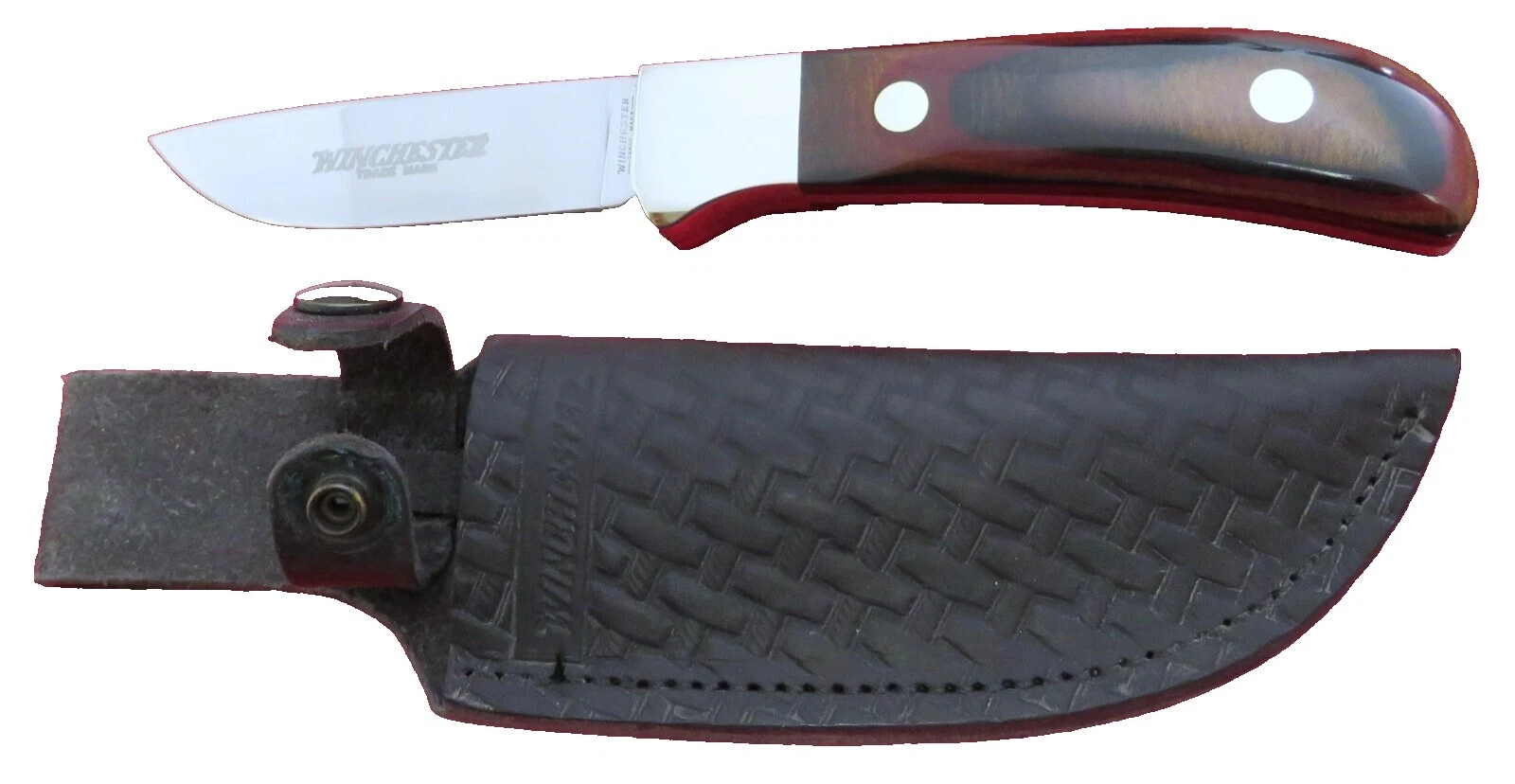 Hoja de acero al carbono Winchester cuchillos plegables de colección