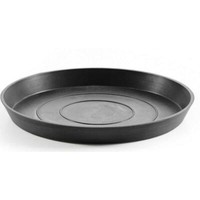 Ecopots Kunststoff Blumentopf Untersetzer Rund Dunkelgrau Ø 29 X H 3 Cm
