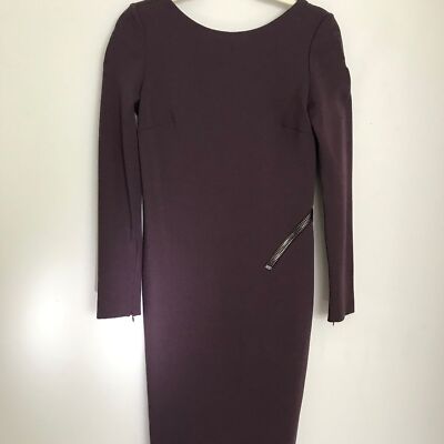 Tom ford zipper dress deep purple Size 40