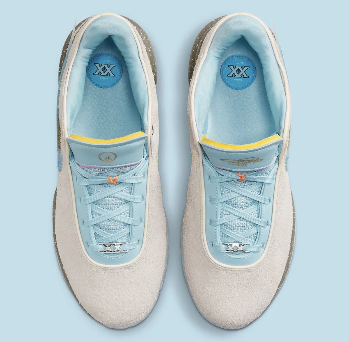 Nike Lebron 20 XX x UNKNWN Message in a Bottle Guava Ice Emerald Rise DV9090 801 Nike LeBron 20  main image 4