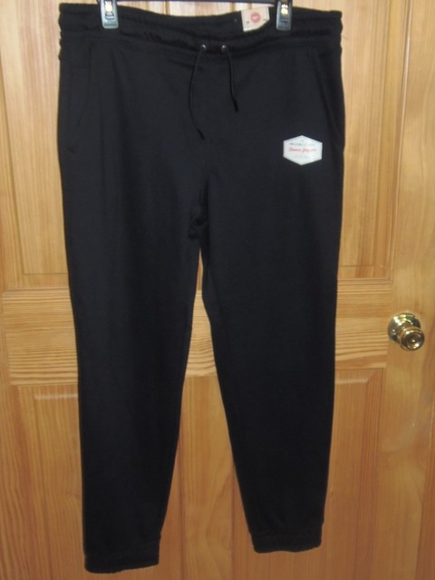 mens black fleece joggers