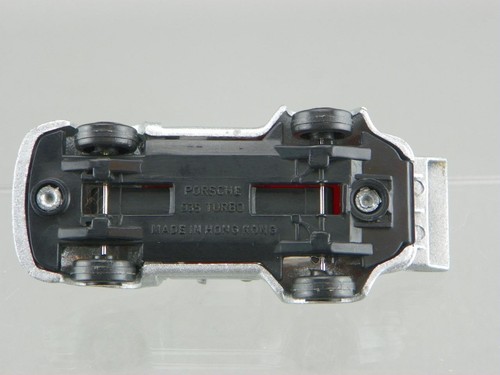 Vintage Zylmex Unbranded Diecast 1/64 Scale Silver Porsche 935 Turbo Martini HK - Picture 6 of 7