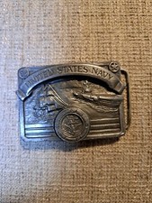 VINTAGE DOD - NAVY SAILOR LOGO Insignia Veteran Belt Buckle. COLLECTIBLE ITEM.