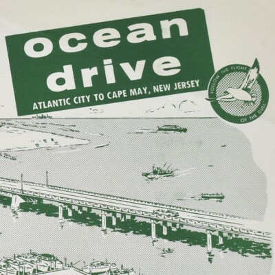 1960s Ocean Drive Cape May County Court House Bridge Commission Delaware Bay NJ