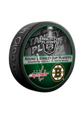 2021 Stanley Cup 1st Rd Washington Capitals vs Boston Bruins Souvenir Puck
