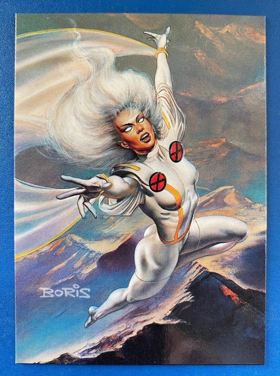 その他 1996 Marvel Storm Spider-Man Impact #5 1996 MARVEL MASTERPIECES - DOUBLE IMPACT 5 of 6 Storm / Spider-Man