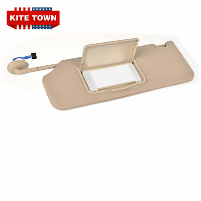 Sun Visor Driver Left Beige For Honda Pilot Passport 2016-23 For