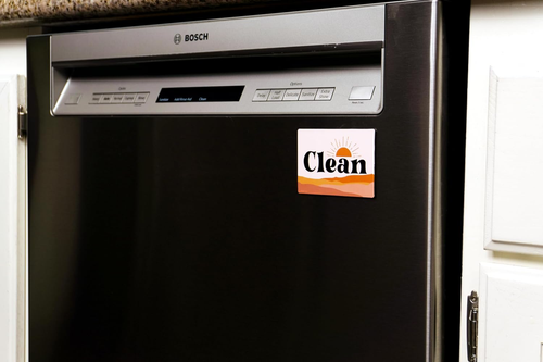 Double-Sided Dishwasher Magnet Clean Dirty Sign - Magnetic Signs That Say Clean/ - Picture 6 of 12