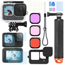 Accessories Kit for Gopro Hero 12 11 10 9 Waterproof Housing Case Underwater ...