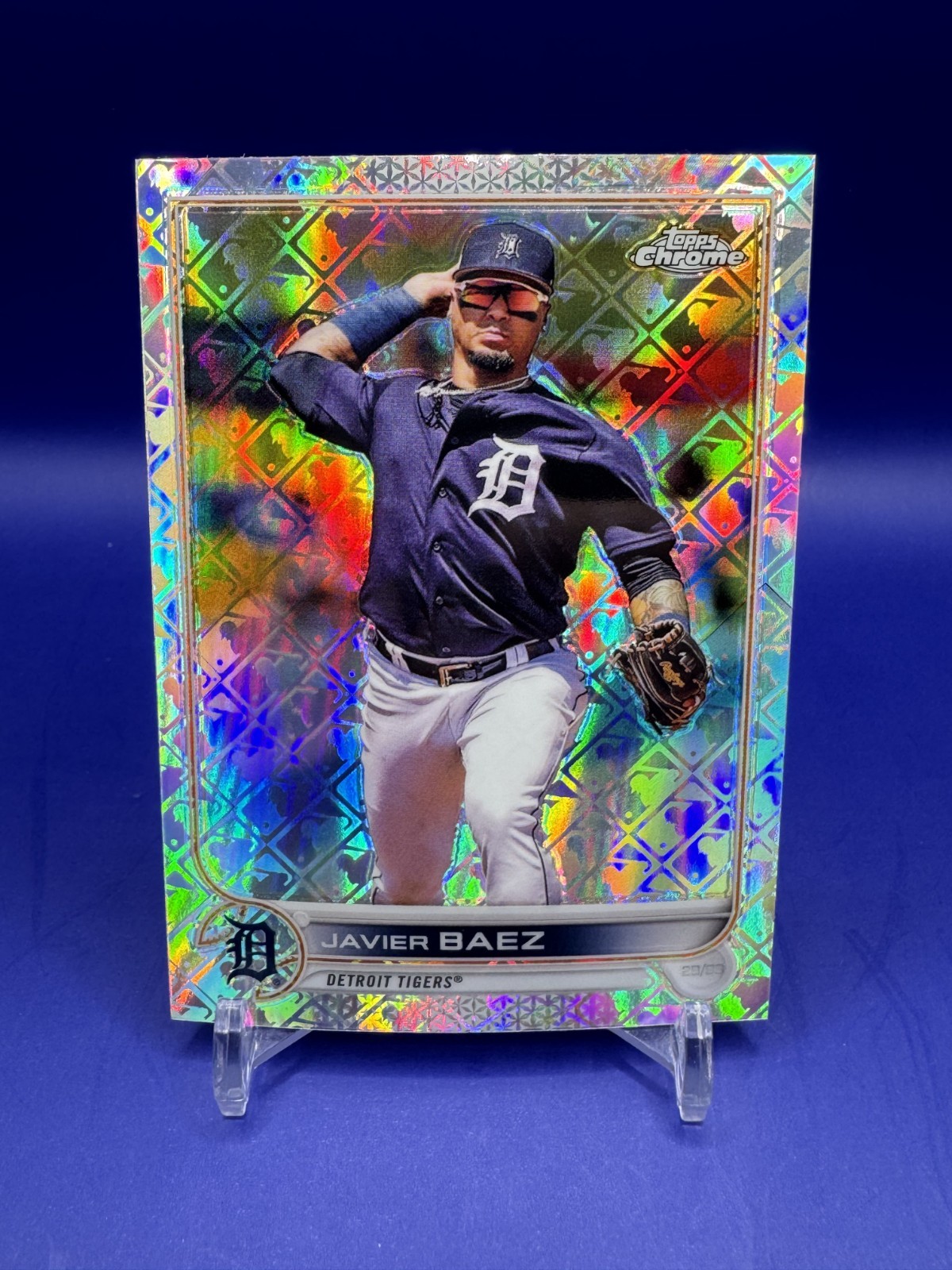 2022 Topps Chrome Javier Baez Logofractor #31