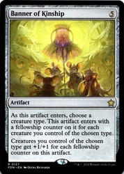 Banner of Kinship [FDN] #127 Rare Artifact Card