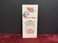 Playbill Virginia Mayo In &ldquo;Too Many For The Bed&rdquo; Union Plaza Hotel Las Vegas