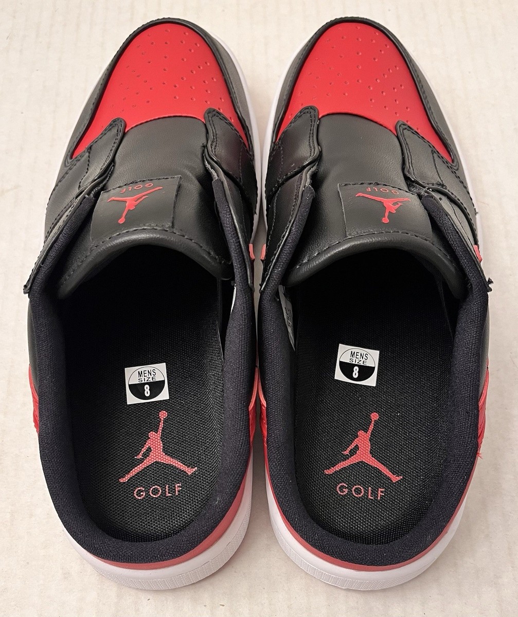Air Jordan 1 Mule G/Golf Shoes Bred FJ1214-001 Black/Red (Men's 8