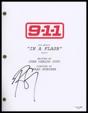 Ryan Guzman "9-1-1" AUTOGRAPH Signed 911 Eddie 'In A Flash' Episode Script ACOA Ryan Guzman "9-1-1" AUTOGRAPH Signed 911 Eddie 'In A Flash' Episode Script ACOA