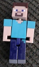 Minecraft Mattel Steve 5" Inch Action Figure 2015 Minecraft Steve