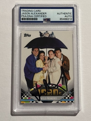 JASON ALEXANDER SIGNED AUTO 2011 Topps American Pie Seinfeld Premieres PSA - Picture 1 of 2