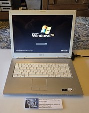 Sony Vaio VGN-N130G PCG-7T1L 512MB ram 80GB hdd 1.6ghz Core Duo Tested README