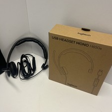 Logitech USB Headset Stereo H650e - Carrying Case Bag Zipper Black Electronic