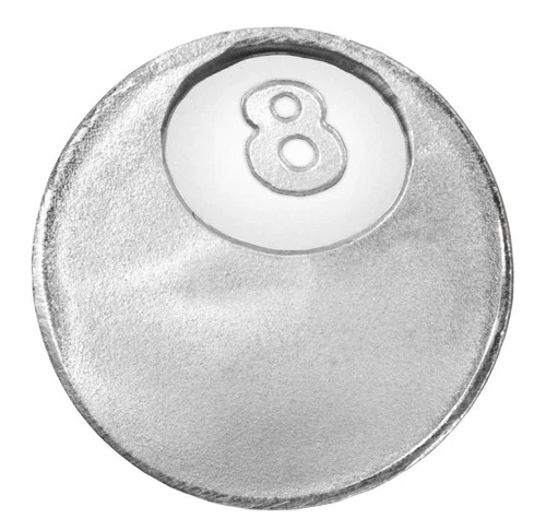 1 gram Silver Bar .999 Fine - Magic 8 Ball Lucky 🎱