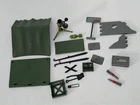 S-621 VINTAGE 1980'S HASBRO GI JOE MISSILE DEFENSE UNIT & BIVOUAC SETS