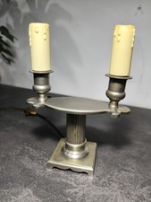 Lampe Style Bouillotte Ancienne, Style Empire, Deux Feux,Bronze Ou Laiton...