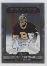 2021-22 O-Pee-Chee Platinum Rookie Auto Jeremy Swayman #R-JS Auto 02my