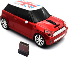 Wireless Car Mouse, Super Cute Car Shaped Mouse USB Computer Optical Gaming Mice