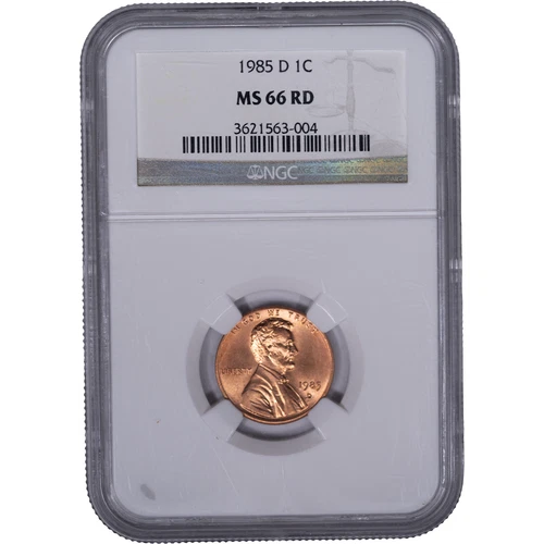 1985-D Lincoln Memorial Cent — photo from the most recent tracked eBay sale