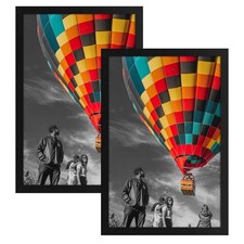 Golden State Art, 12x18 Poster Frame-Plexiglass Engineered Wood with Sawtooth