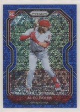 2021 Panini Prizm Tier II Blue Donut Circle Prizm 134/199 Alec Bohm #140 2qw