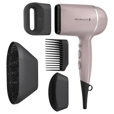 Pro Wet2Style Ceramic Ionic Hair Dryer with 4 Attachments, Purple