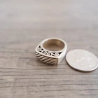 *VINTAGE*  Retired Brighton Signed 925 Solid Sterling Silver Ring  Size 8