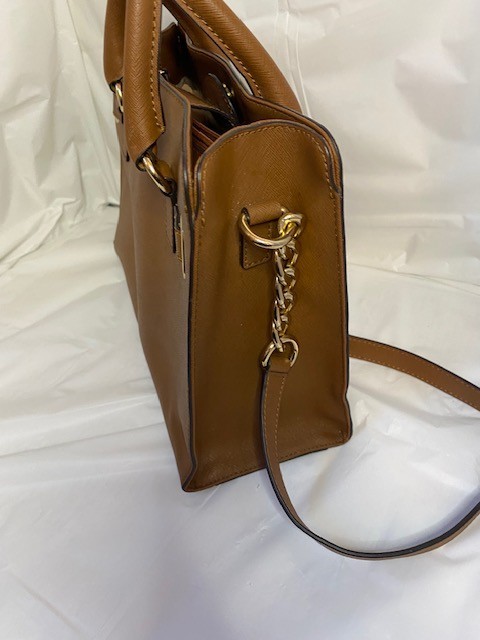 Michael Kors Hamilton Satchel/Shoulder bag in Luggage/Tan Brown/Caramel thumbnail 3