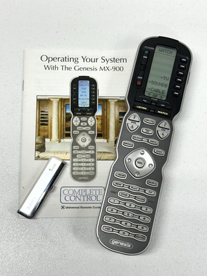 URC Genesis MX-900 Universal Programmable Remote Control MX900 w/Software & Manu